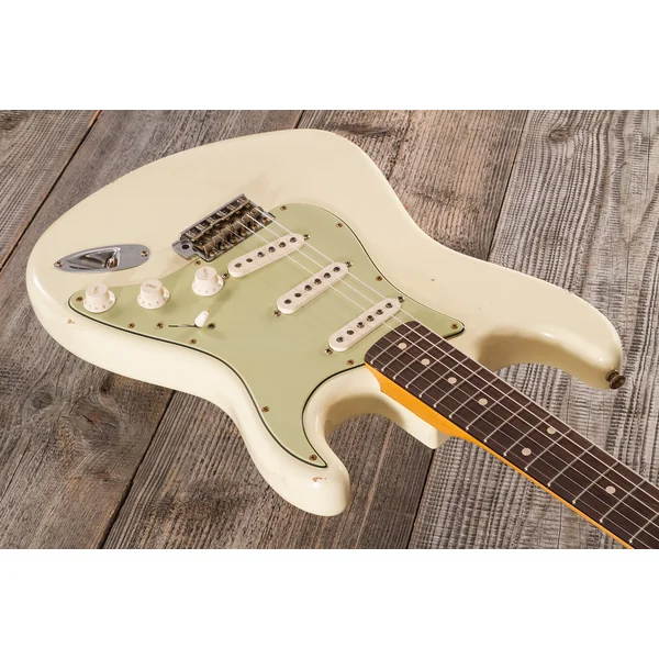 Custom Shop Stratocaster 1959 Masterbuilt D.Brown #R143697 - journeyman relic vintage white