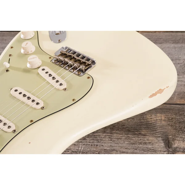 Custom Shop Stratocaster 1959 Masterbuilt D.Brown #R143697 - journeyman relic vintage white