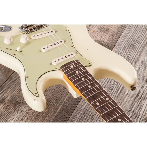 Custom Shop Stratocaster 1959 Masterbuilt D.Brown #R143697 - journeyman relic vintage white