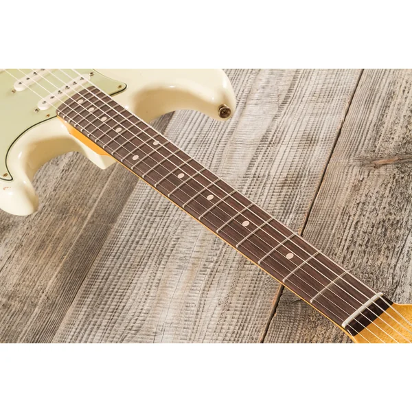 Custom Shop Stratocaster 1959 Masterbuilt D.Brown #R143697 - journeyman relic vintage white
