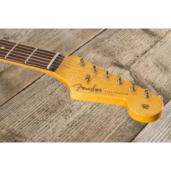Custom Shop Stratocaster 1959 Masterbuilt D.Brown #R143697 - journeyman relic vintage white