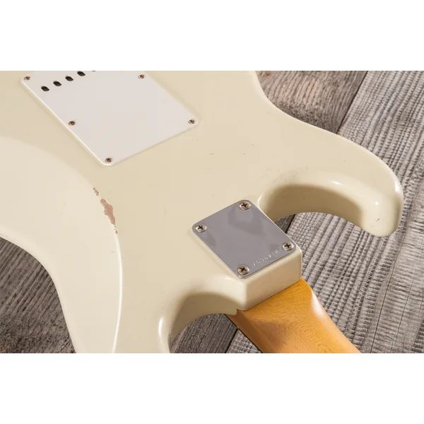 Custom Shop Stratocaster 1959 Masterbuilt D.Brown #R143697 - journeyman relic vintage white