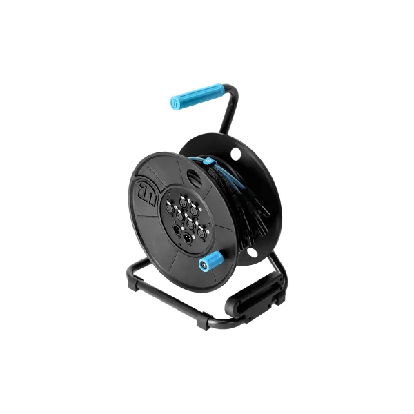 Câble multipaire sur touret 6 voies 2 retour XLR longueur 15m