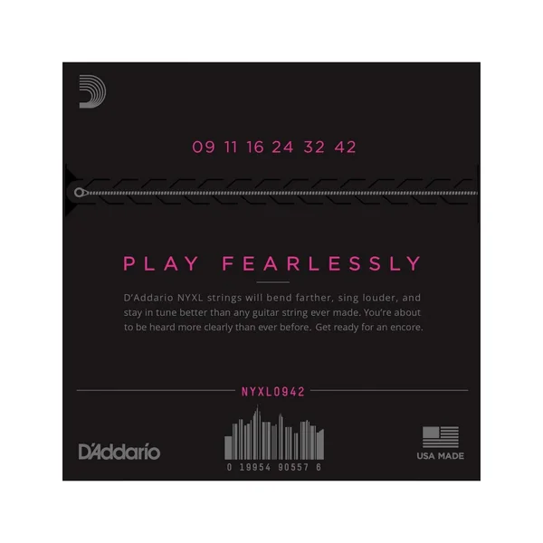 D'Addario NYXL0942 Cordes Electriques Nickel 09/42