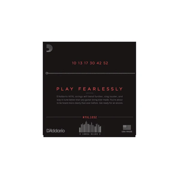 D'Addario NYXL1052 Cordes Electriques Nickel 10/52