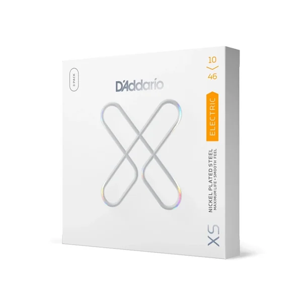 D'Addario XSE1046-3P pack de 3 jeux regular light 10/46