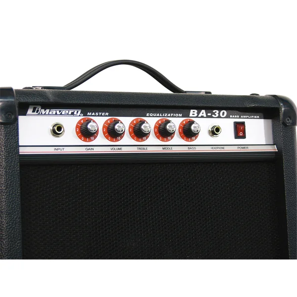 DIMAVERY Amplificateur de basse BA-30 30 W