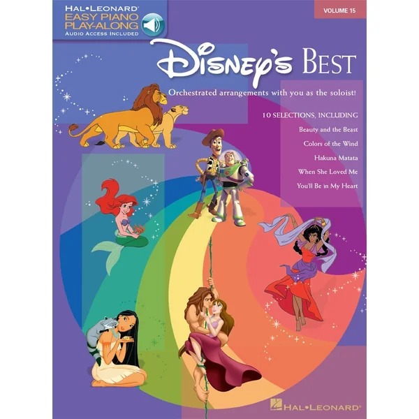 Disney's Best Easy Piano PLAY-ALONG Vol 15
