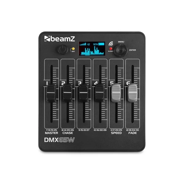 DMX65W BeamZ contrôleur DMX sans fil sur batterie