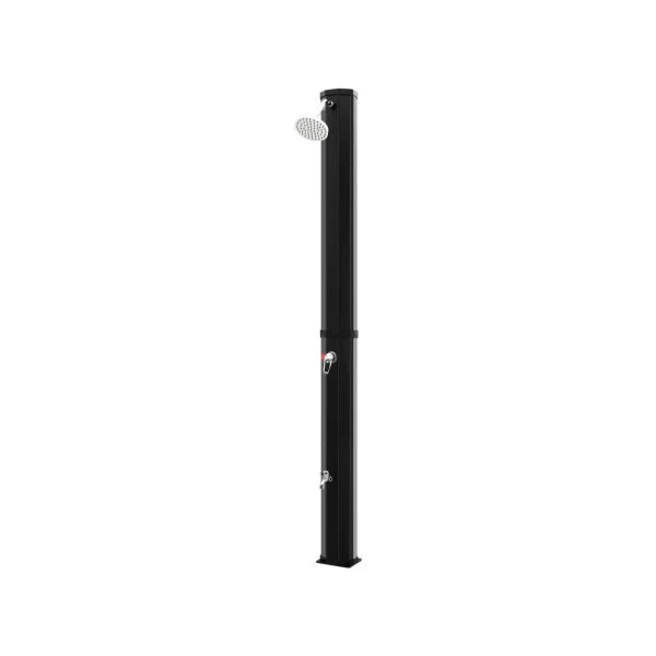 Douche solaire avec réserve d'eau 35L Douche extérieure Douche de piscine noir