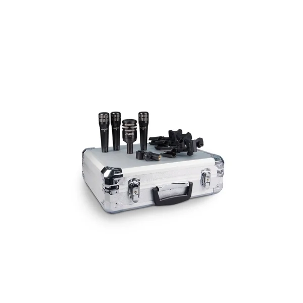 DP4 Audix Kit de micro de batterie avec 3 micros I5 et 1 micro D6 avec pinces