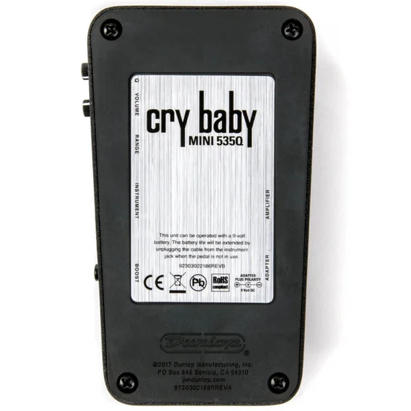 Dunlop CBM535Q Cry Baby Mini 535Q Wah