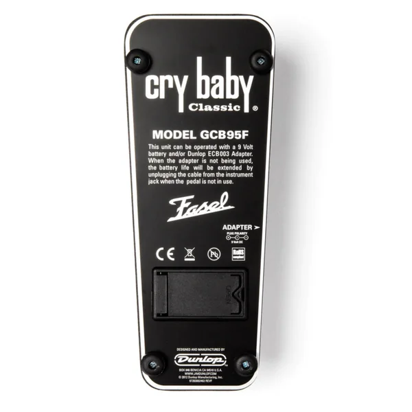 Dunlop GCB95F Cry Baby Classic Fasel wah