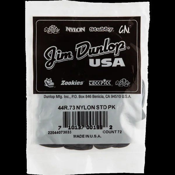 Dunlop Nylon 0,73mm sachet de 72