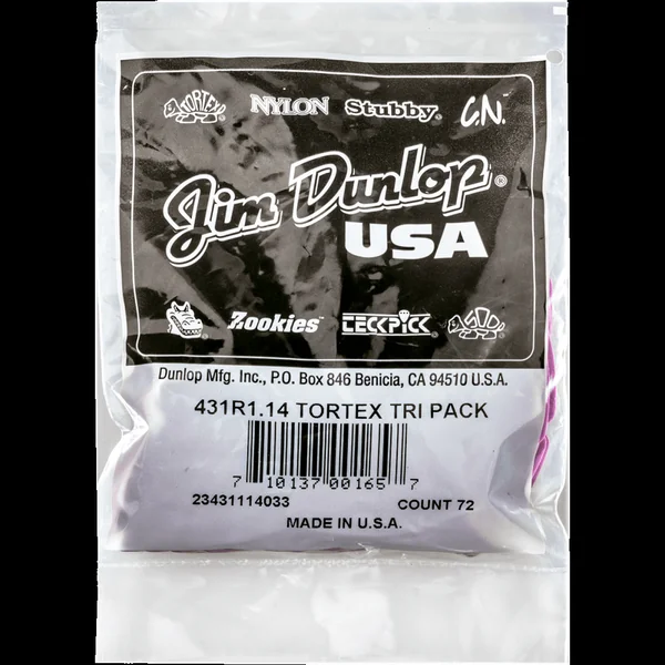 Dunlop Tortex Triangle 1,14mm sachet de 72