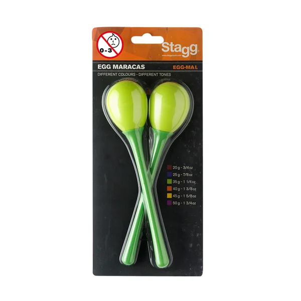 Egg Maracas Long Green