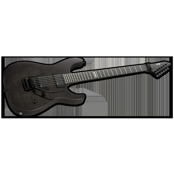 E-II M-II Neck Thru (Japan) - see thru black
