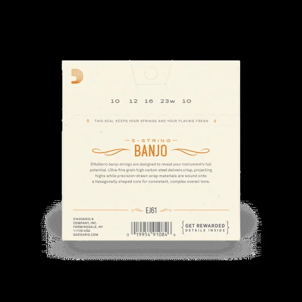 EJ61 5-String Bango 010-023 - set of strings