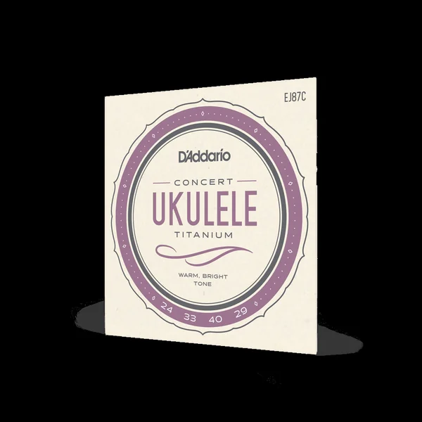 EJ87C Ukulélé Concert (4) Pro-Arté Titanium 024-029 - set of strings
