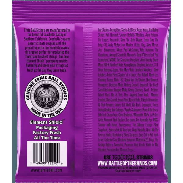 Electric (6) 2250 Classic Rock N Roll Power Slinky 11-48 - set of strings