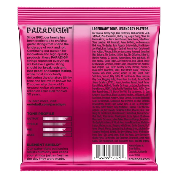 Electric (6) Paradigm Slinky 09-42 - set of strings