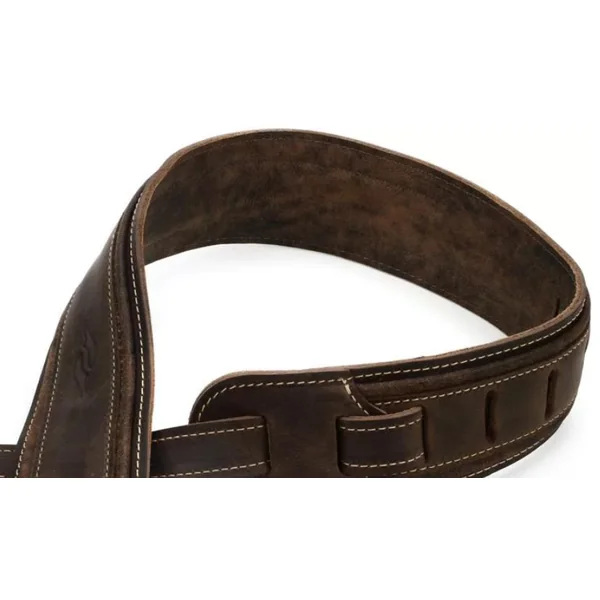 Element Leather Guitar Strap 2.5 inch - Dark Brown