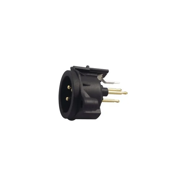 Embase XLR Neutrik mâle 3 broches à souder vertical