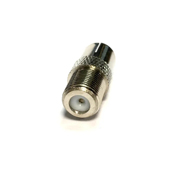 embase à visser adaptateur coaxial / RF, TV Coaxial, Embase, F, Embase, Adaptateur droit, 75 ohm