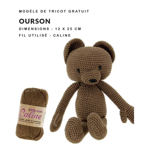 E-MODELE DOUDOU OURSON EN PELUCHE ENFANT - DISTRIFIL