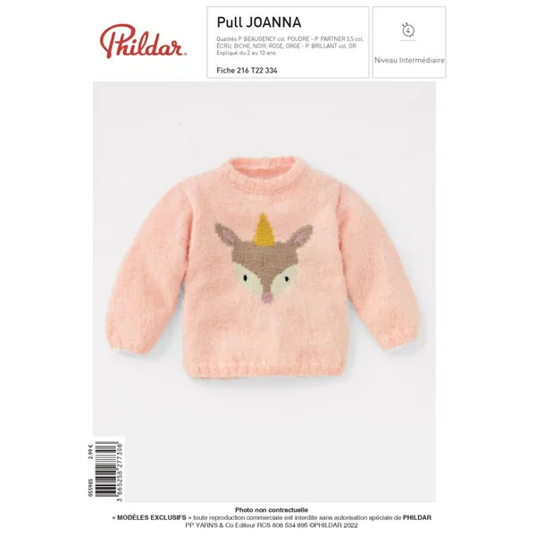 E-MODELE ENFANT - PULL JOANNA - PHILDAR