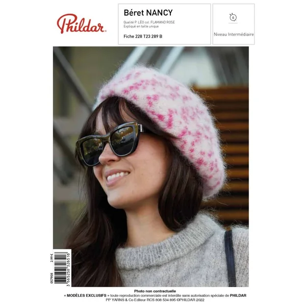 E-MODELE FEMME - BERET NANCY - PHIL LEO - PHILDAR