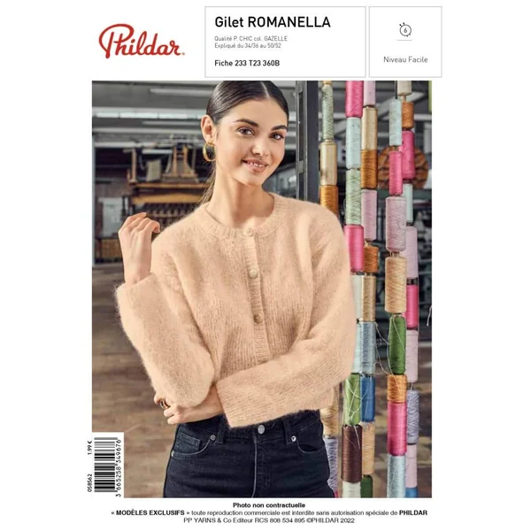 E-MODELE FEMME - GILET ROMANELLA - PHILDAR