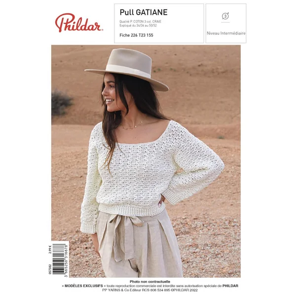 E-MODELE FEMME - PULL GATIANE - PHILDAR