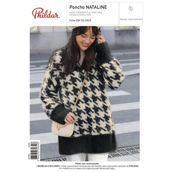 E-MODELE FEMME - PULL NATALINE - TON FONCE - PHILDAR