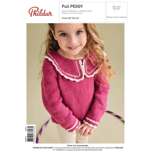E-MODELE FILLE - PULL PEGGY - PHILDAR
