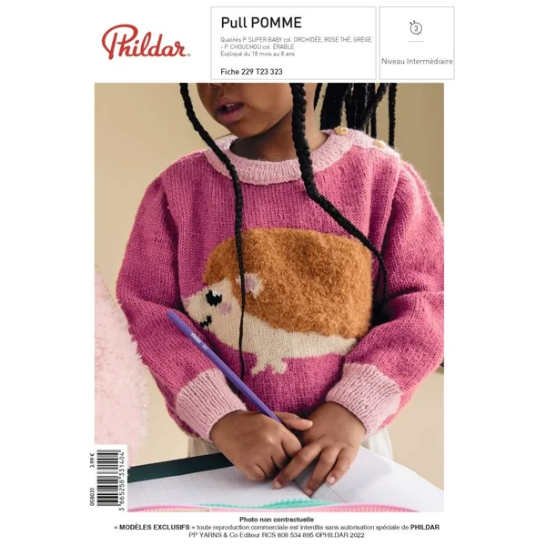 E-MODELE FILLE - PULL POMME - PHILDAR
