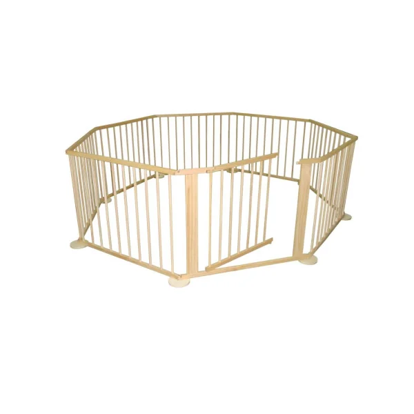 Enclos chien bois modulable parc chien avec 8 panneaux