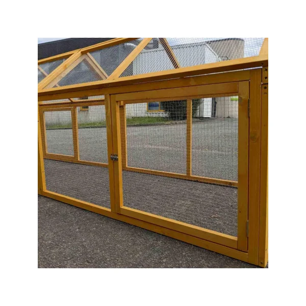 Enclos grillagé pour poule enclos extérieur en bois pour poule 400 cm