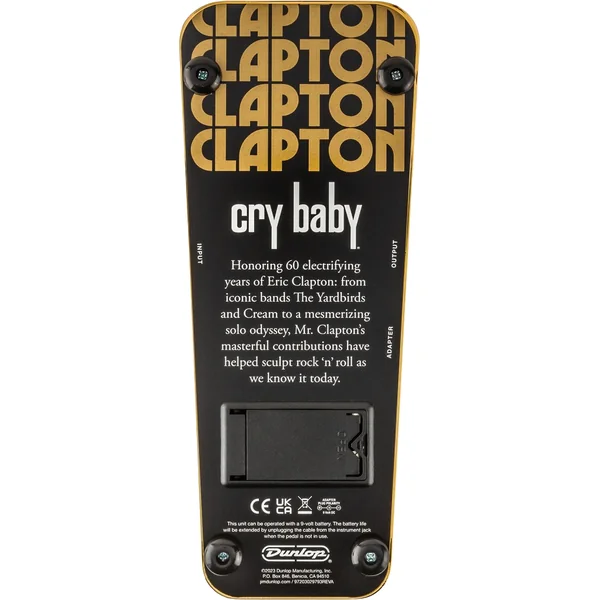 Eric Clapton Cry Baby Wah EC95G Ltd