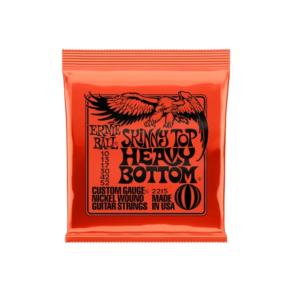 Ernie Ball 2215 Skinny Top Heavy Bottom Cordes Electriques Nickel 10/52