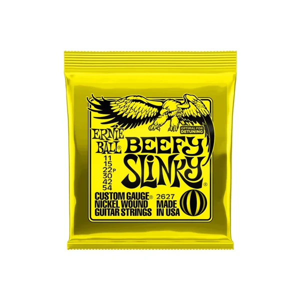 Ernie Ball 2627 Beefy Slinky Cordes Electriques Nickel 11/54
