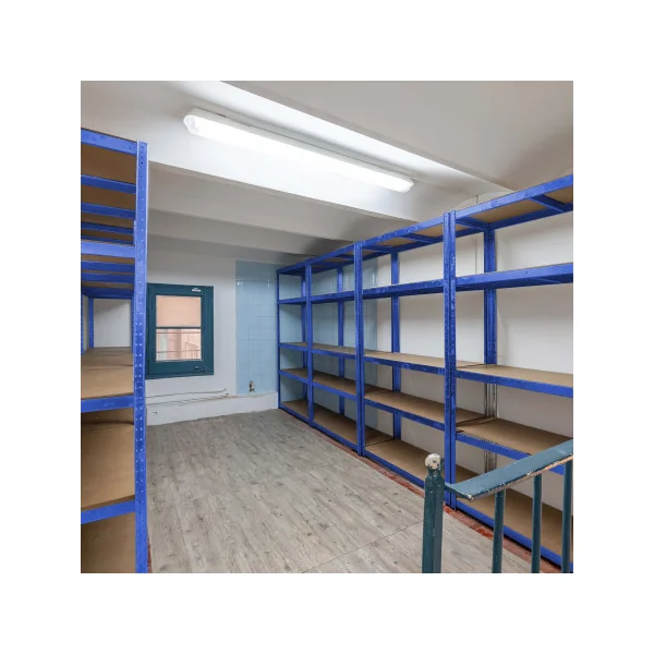 Etagère professionnel bleu 120x60x200 cm Rayonnage métallique Etagère métallique industrielle Charge lourde