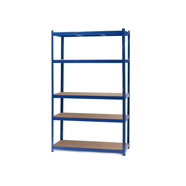 Etagère professionnel bleu 120x60x200 cm Rayonnage métallique Etagère métallique industrielle Charge lourde