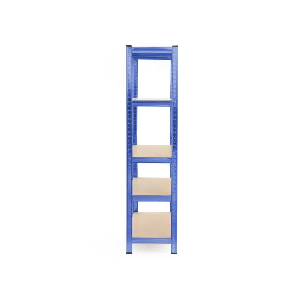 Etagère professionnel bleu 120x60x200 cm Rayonnage métallique Etagère métallique industrielle Charge lourde