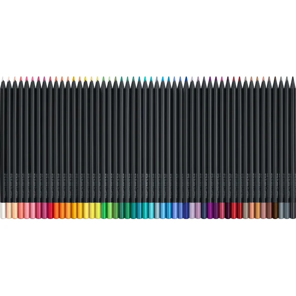 Etui de 50 crayons de couleurs Black Edition