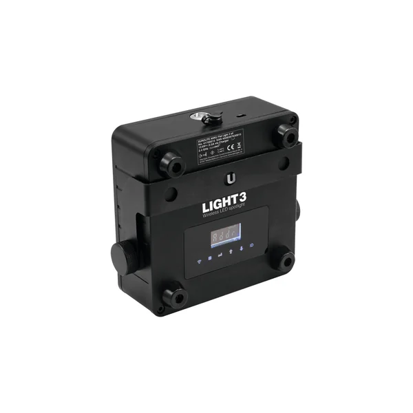 EUROLITE AKKU Flat Light 3 noir