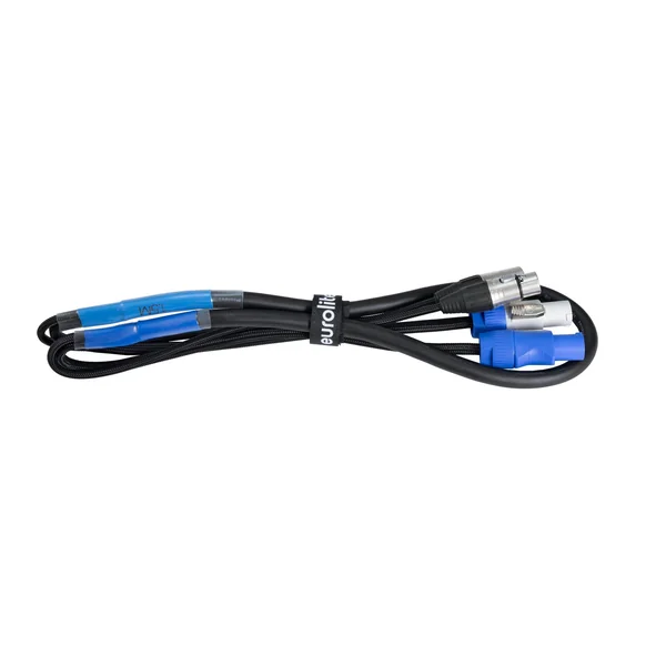EUROLITE Câble mixte DMX P-Con/3 broches XLR 1,5 m