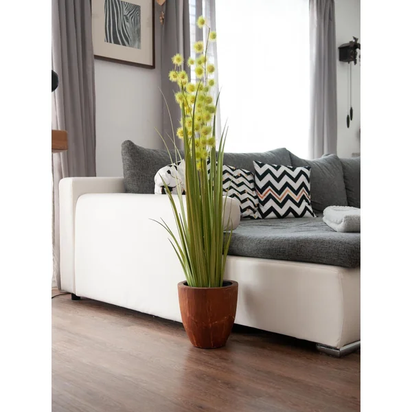 EUROPALMS Plante à pompons, artificiel, 122 cm