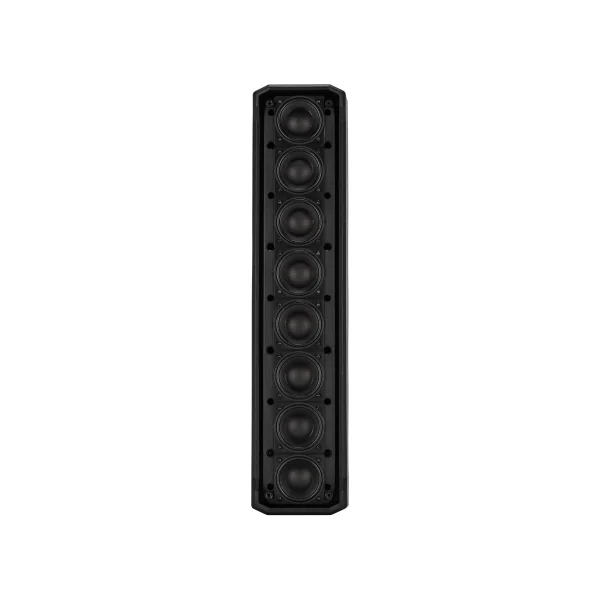Evox JMIX8 RCF - Enceinte colonne 12" 700W / 1400W avec mixage couleur noire