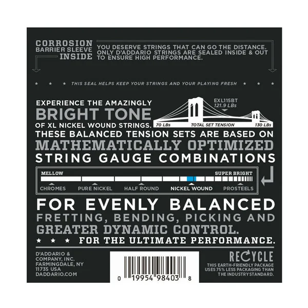 EXL115BT Nickel Wound Medium 11-50 - set of strings